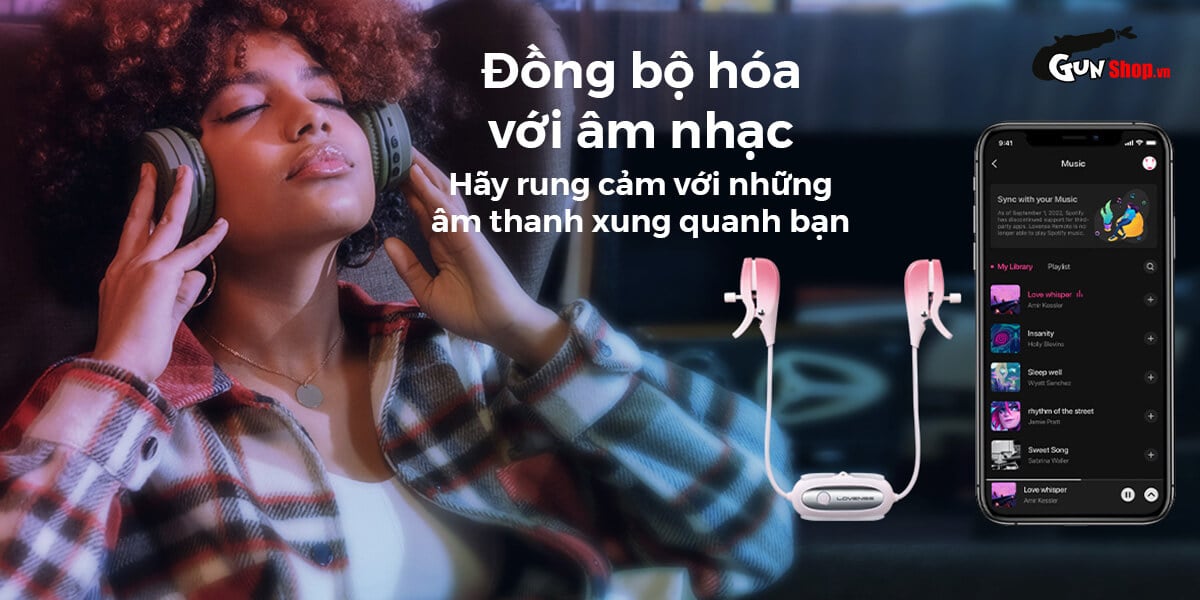  Nơi bán Máy massage kẹp vú Lovense Gemini điều khiển qua app kích thích điểm G cao cấp
