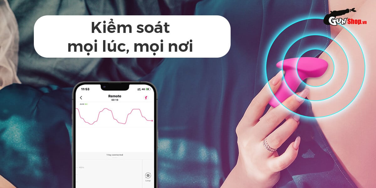  Shop bán Máy massage điểm G Lovense Ambi điều khiển qua app điện thoại giá rẻ