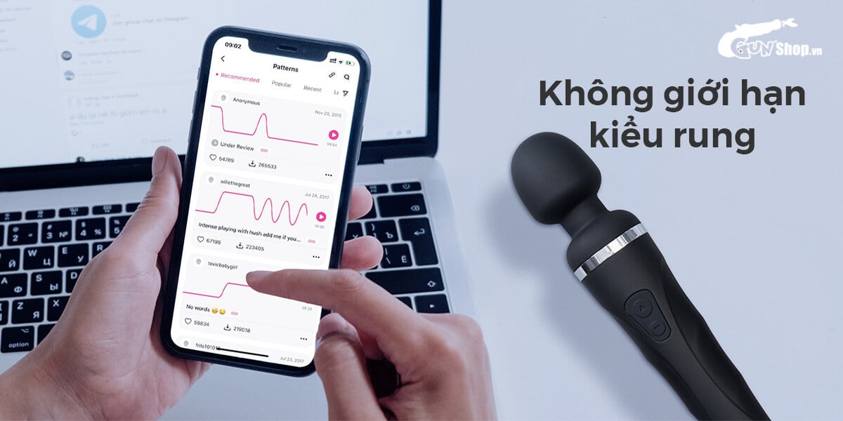  Mua Chày rung tình yêu Lovense Domi 2 không dây điều khiển qua ứng dụng app mới nhất