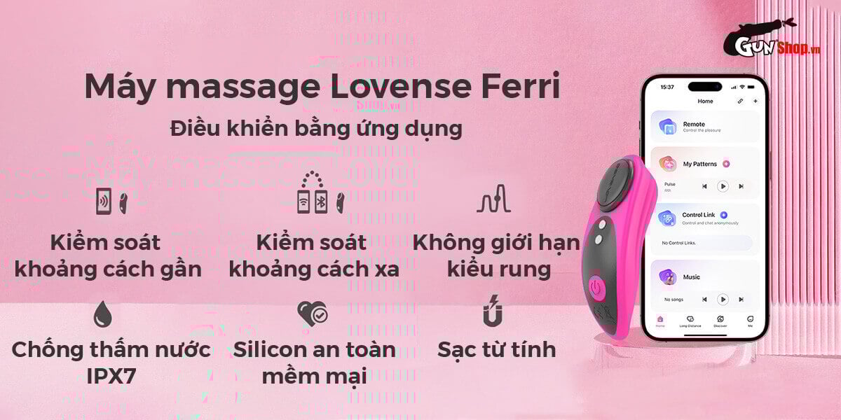  Review Máy massage Lovense Ferri gắn quần lót rung mạnh kích thích điểm G hàng mới về