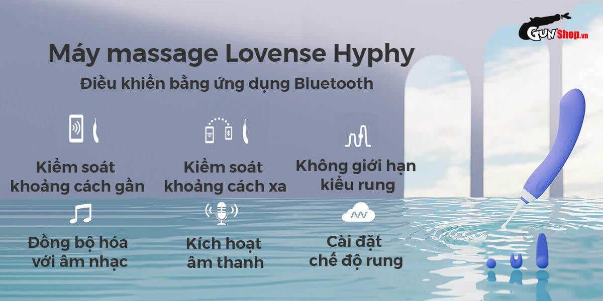  Đại lý Máy massage 2 đầu Lovense Hyphy điều khiển qua app kích thích điểm G mới nhất