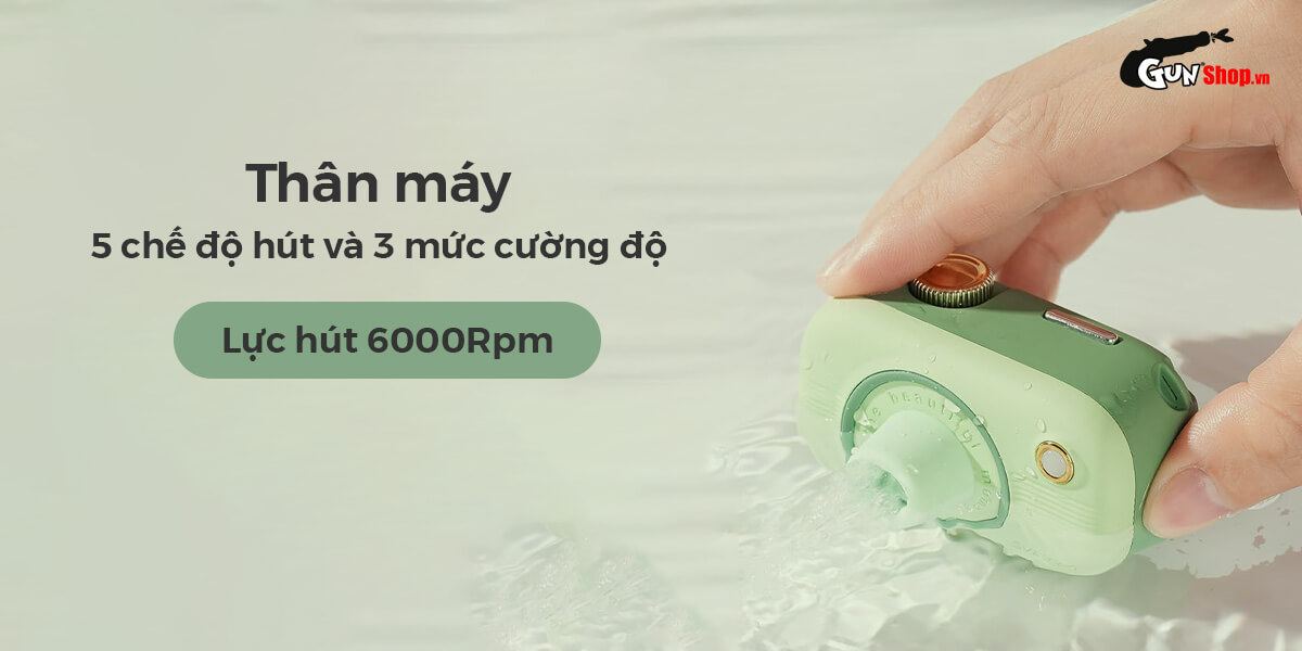  Đánh giá Máy bú hút Svakom Alberta hình máy ảnh kèm 3 đầu phụ kích thích cao cấp