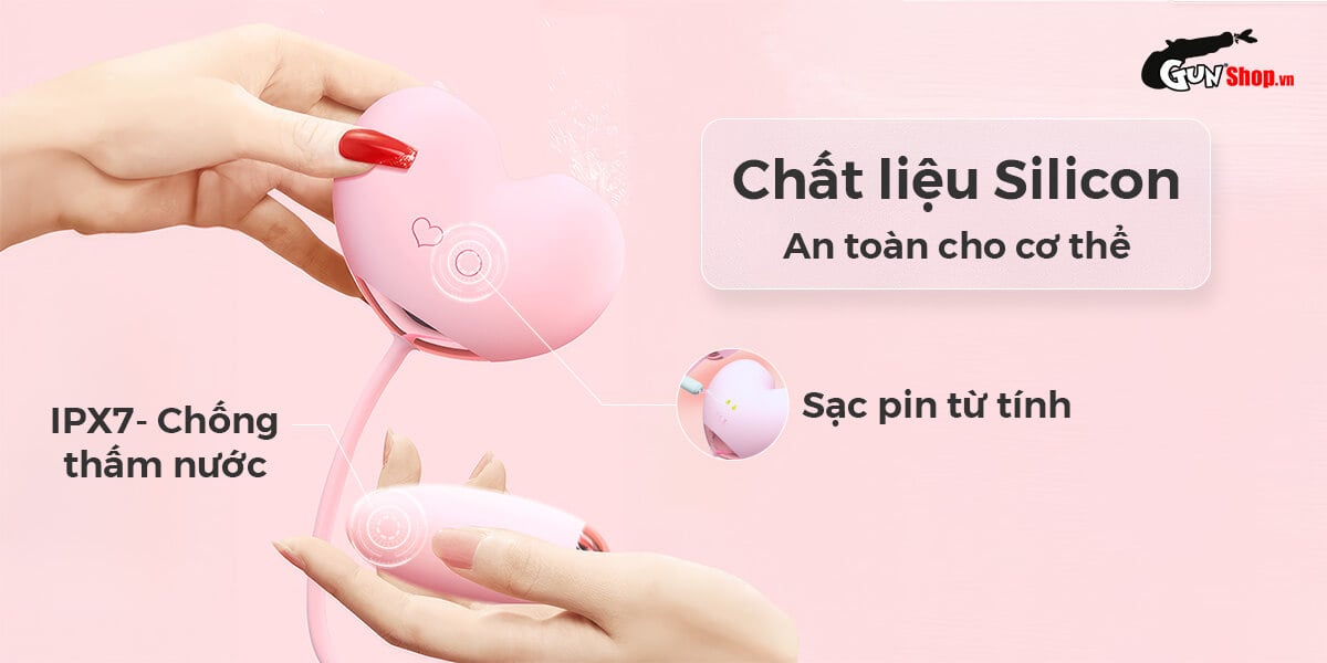  Nơi bán Máy bú mút 2 đầu Svakom Peach Dolphin kèm trứng rung massage kích thích tốt nhất