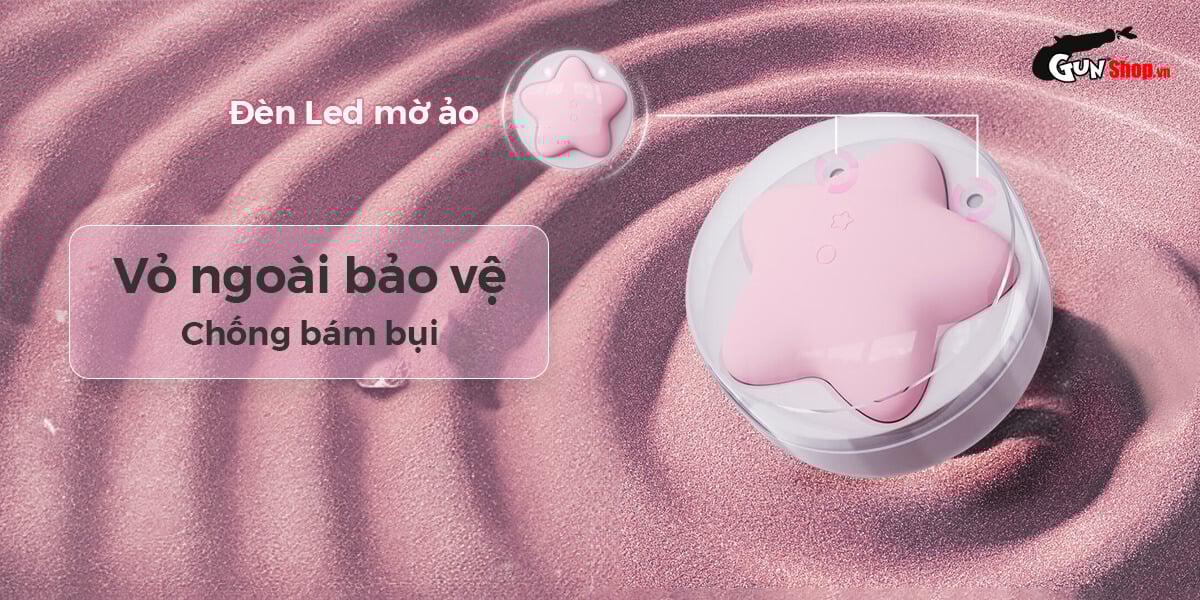  Sỉ Máy rung bút hút Svakom Peach Star hình ngôi sao massage kích thích cao cấp