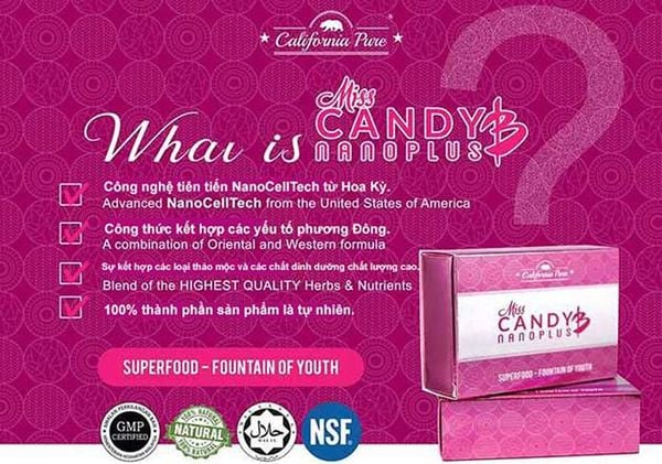 Cung cấp Kẹo sâm tăng cường sinh lý nữ Miss Candy B kích thích ham muốn tình dục loại tốt