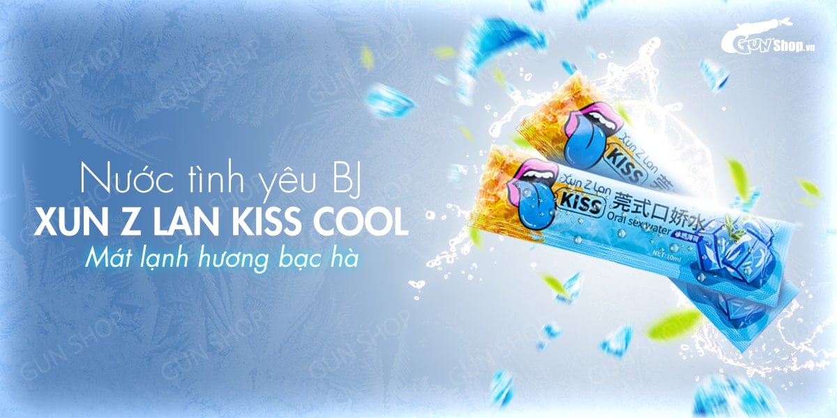  Thông tin Nước tình yêu BJ mát lạnh hương bạc hà - Xun Z Lan Kiss Cool - Gói 10ml tốt nhất