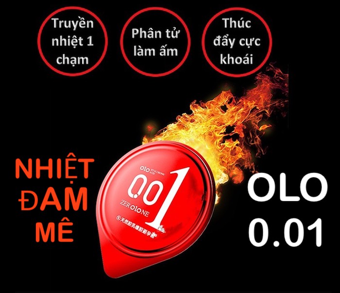  Nơi bán Bao cao su Olo thin 0.01 đỏ Square Red gai nổi siêu mỏng hộp 10c nhập khẩu