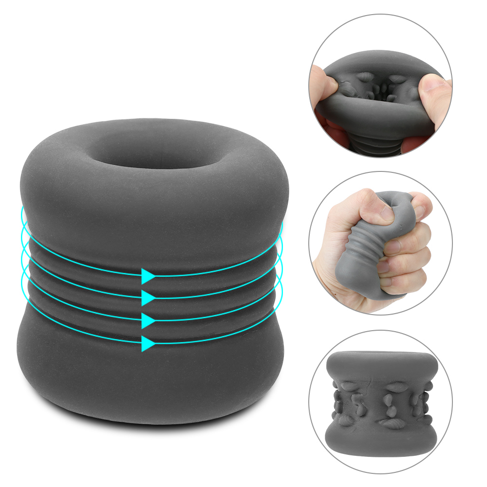  Mua Ống silicon gân giúp nam giới thủ dâm tự sướng tập luyện kéo dài thời gian hàng mới về