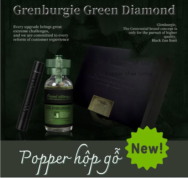  Địa chỉ bán Popper Hộp Gỗ Glenburgie Green Diamond 30ml Aged 95 mẫu mới loại mạnh giá tốt