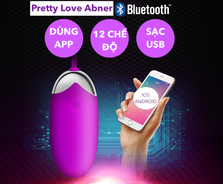  Đánh giá Trứng Rung Pretty Love Abner Không Dây Kết Nối Smartphone hàng mới về