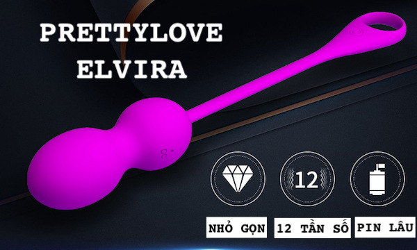  Nhập sỉ Trứng rung cao cấp PrettyLove Elvira điều khiển qua app điện thoại bluetooth nhập khẩu