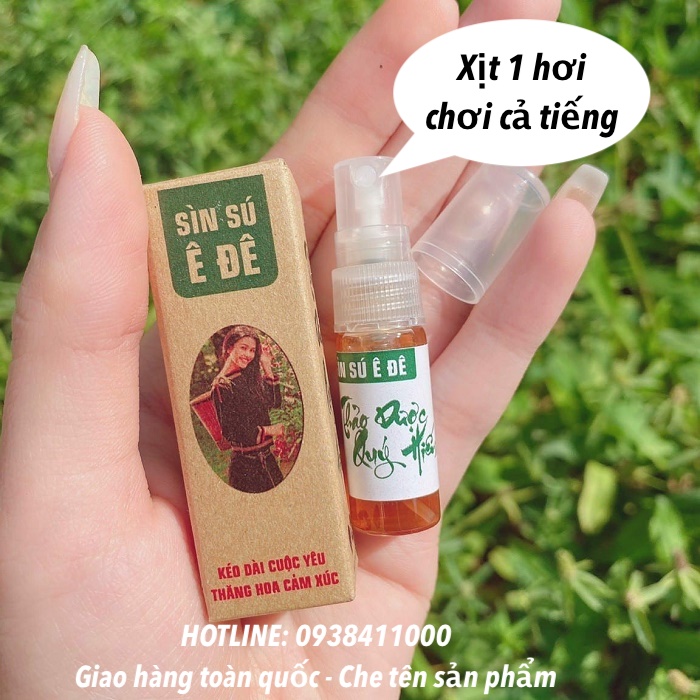  Review Sìn sú dân tộc Ê Đê chính hãng dạng xịt kéo dài thời gian quan hệ chai nhỏ 5ml giá rẻ