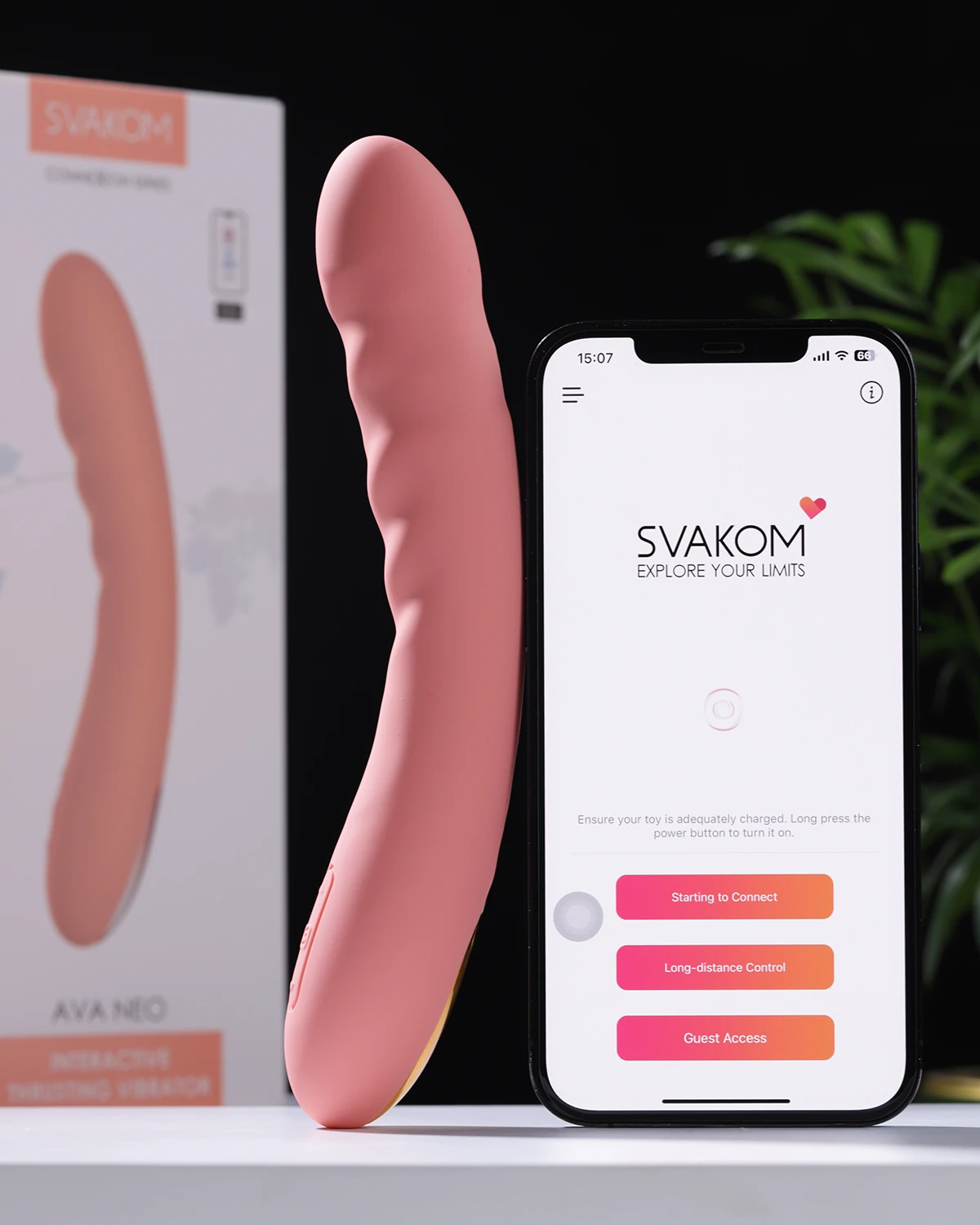  Đại lý Svakom Ava Neo máy massage rung thụt kết nối qua App thông minh hàng xách tay