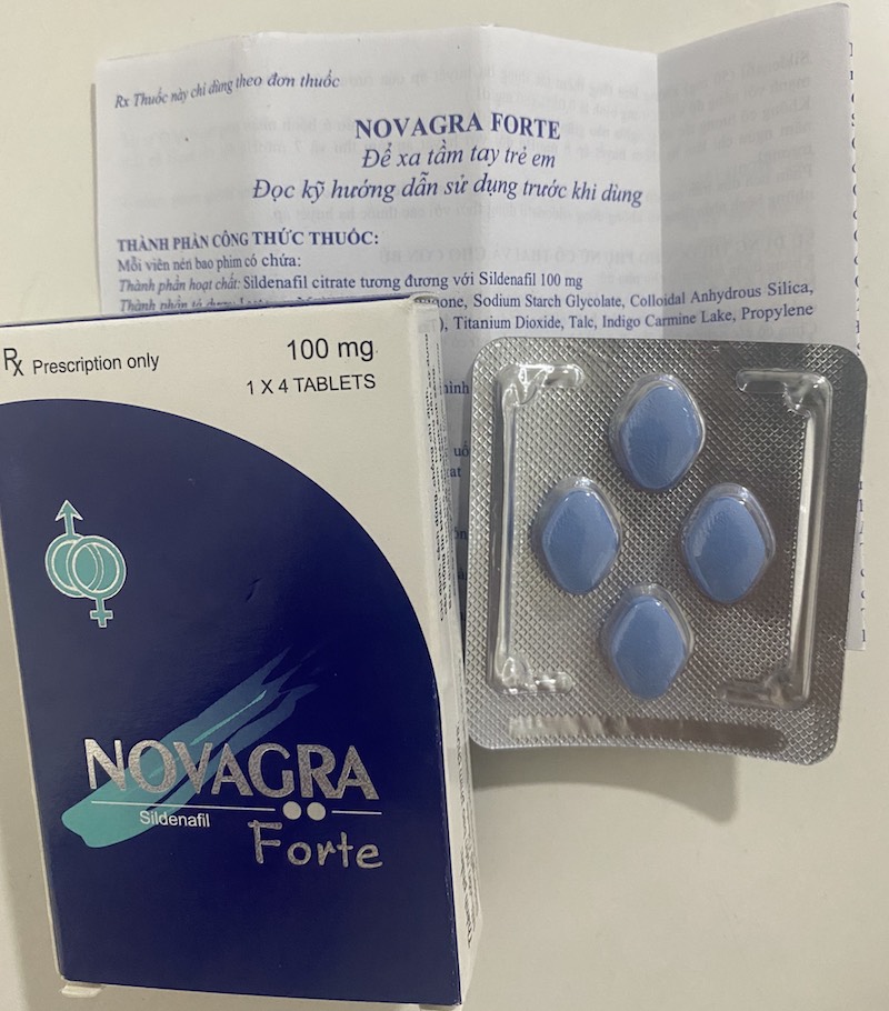  Đánh giá Thuốc Novagra Forte 100mg cương dương Ấn Độ chống xuất tinh sớm tăng sinh lý hàng xách tay