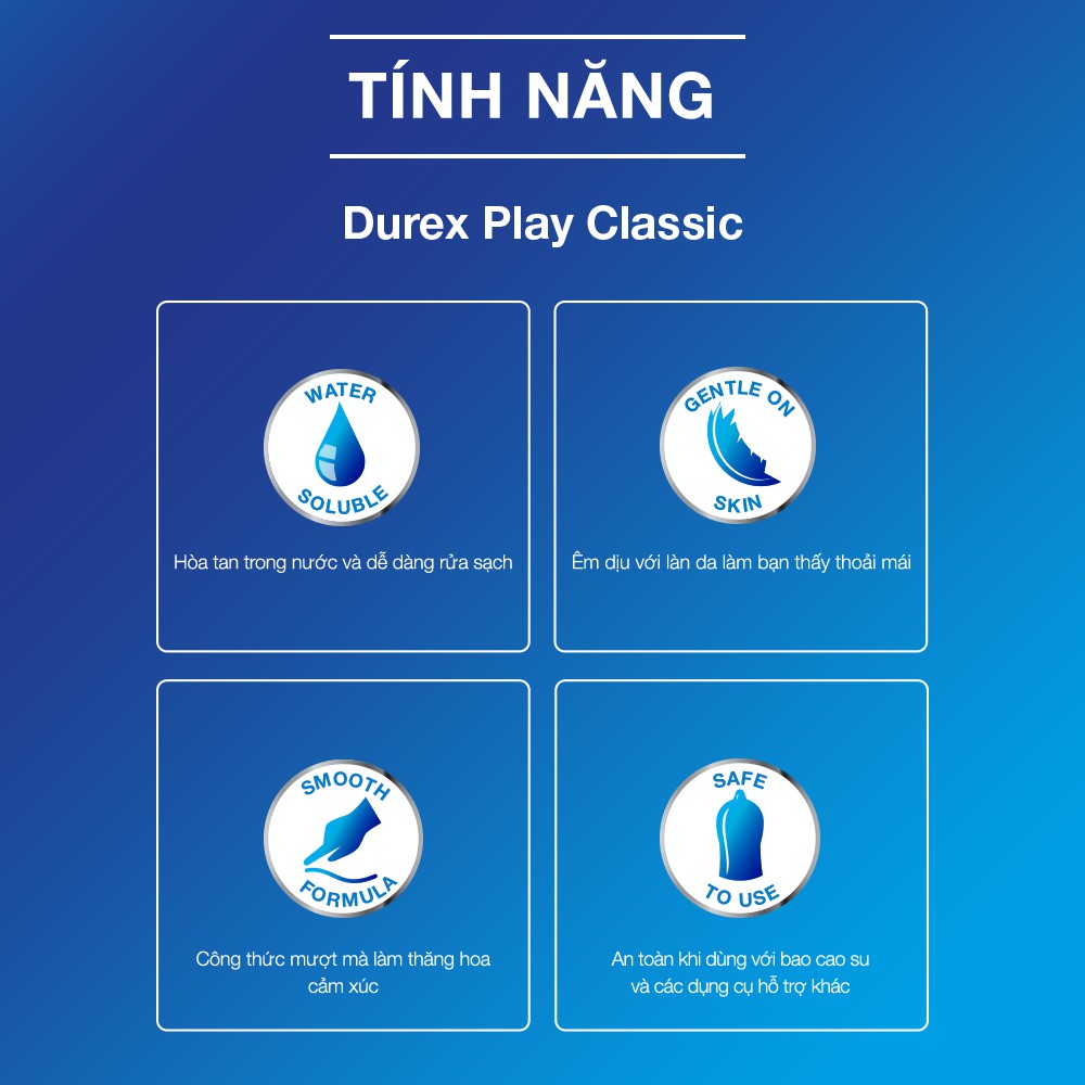  Review Gel bôi trơn Durex Play Classic 50ml nhập khẩu