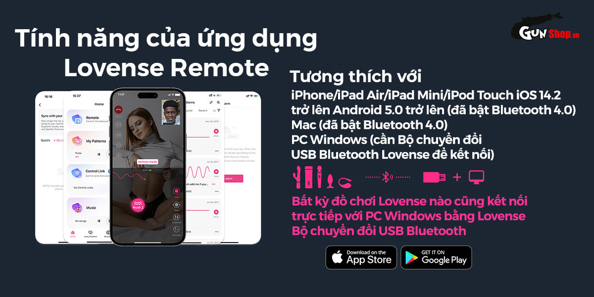  Bảng giá Trứng rung hậu môn Lovense Hush 2 điều khiển qua app bluetooth cho gay giá sỉ