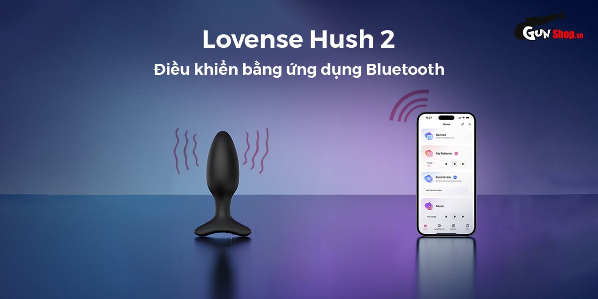  Bảng giá Trứng rung hậu môn Lovense Hush 2 điều khiển qua app bluetooth cho gay giá sỉ