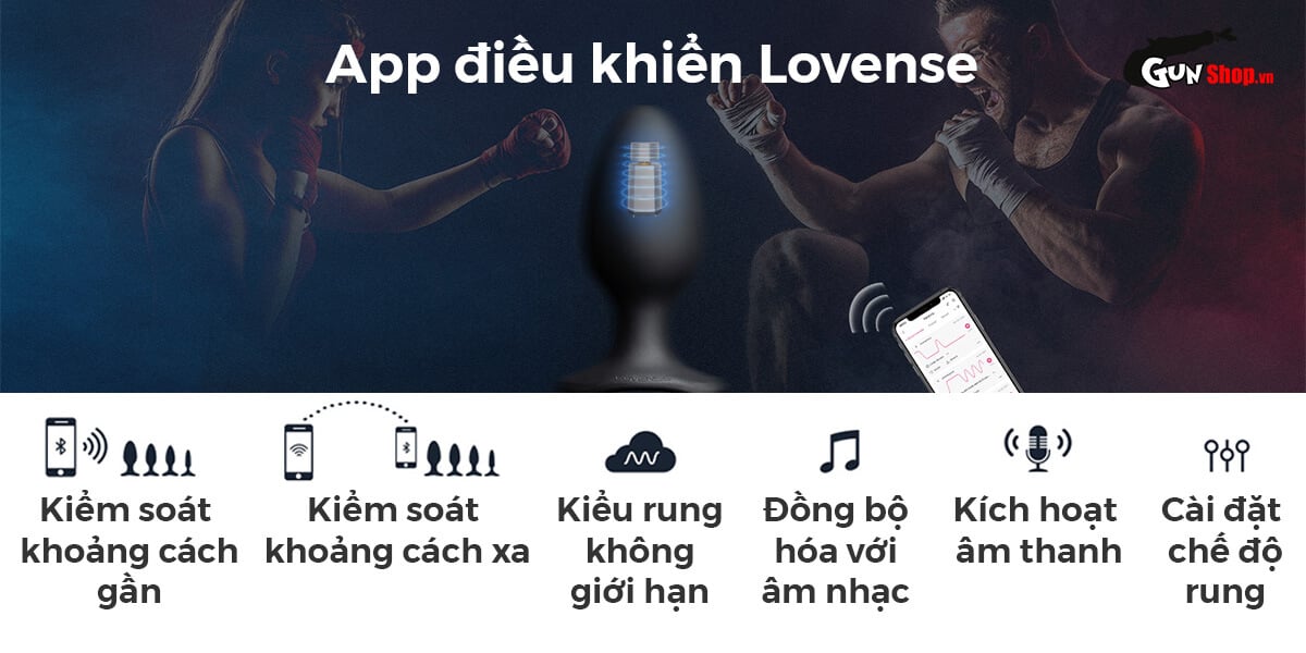  Bảng giá Trứng rung hậu môn Lovense Hush 2 điều khiển qua app bluetooth cho gay giá sỉ