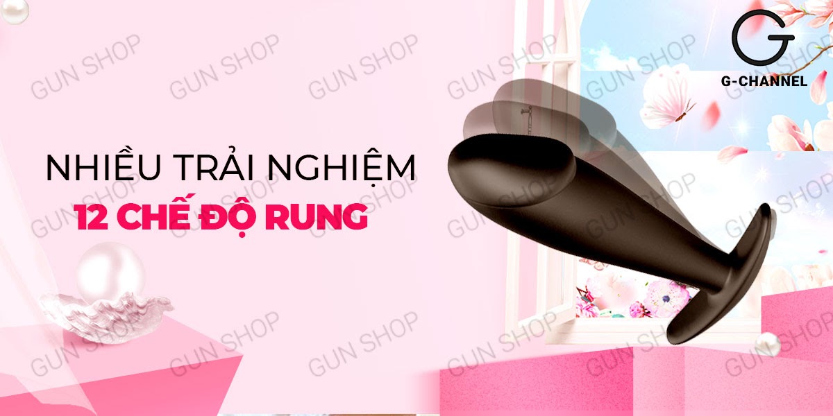  Đánh giá Trứng rung hậu môn rung mạnh chống nước pin - Pretty Love Butt Plug cao cấp