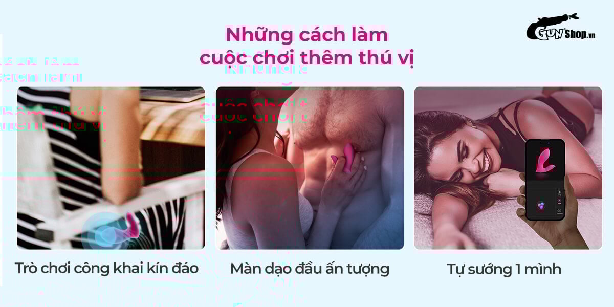  Nhập sỉ Trứng rung 2 đầu Lovense Flexer điều khiển bằng ứng dụng app điện thoại mới nhất