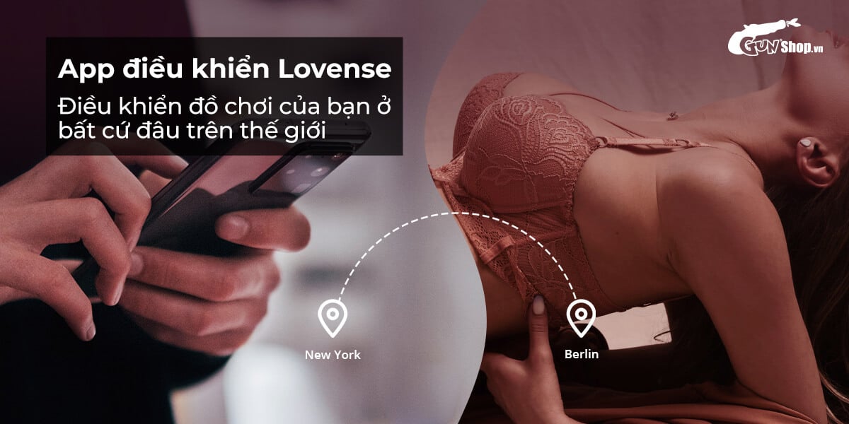 Nhập sỉ Trứng rung 2 đầu Lovense Flexer điều khiển bằng ứng dụng app điện thoại mới nhất