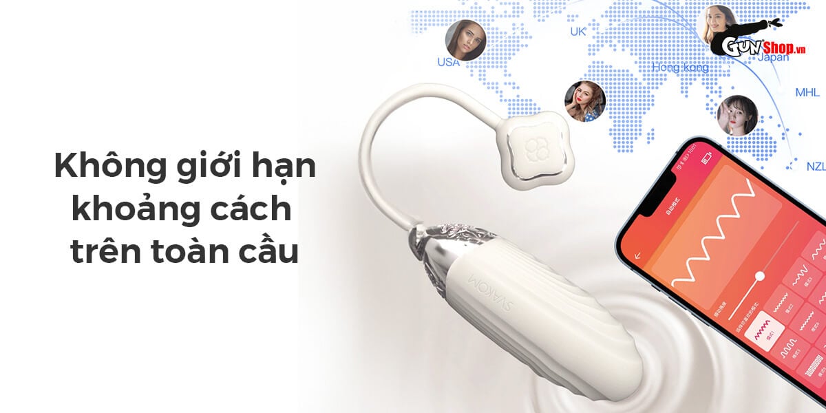  Mua Trứng rung cao cấp Svakom Aravinda kết nối bluetooth điều khiển qua app tốt nhất