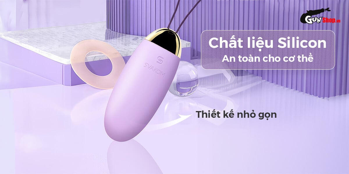  Thông tin Trứng rung không dây Svakom Elva App-Controlled điều khiển qua app bluetooth nhập khẩu