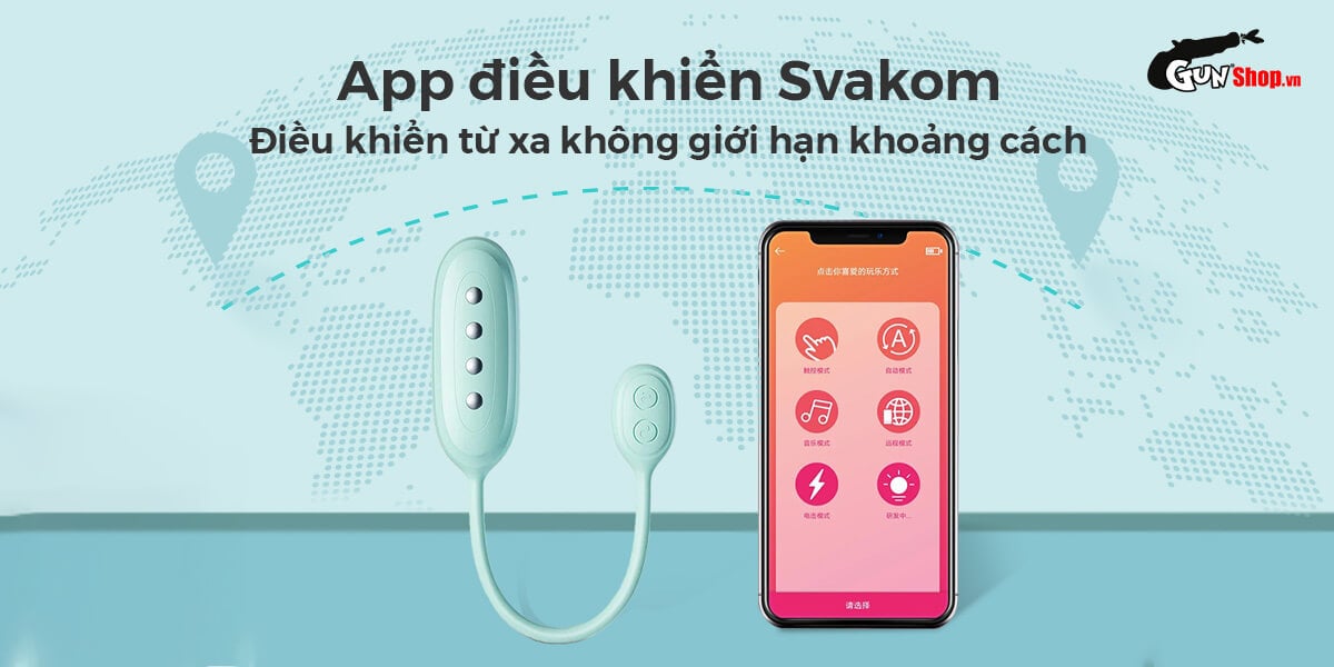  Bỏ sỉ Trứng rung sốc điện Svakom Viviana điều khiển qua app điện thoại tốt nhất