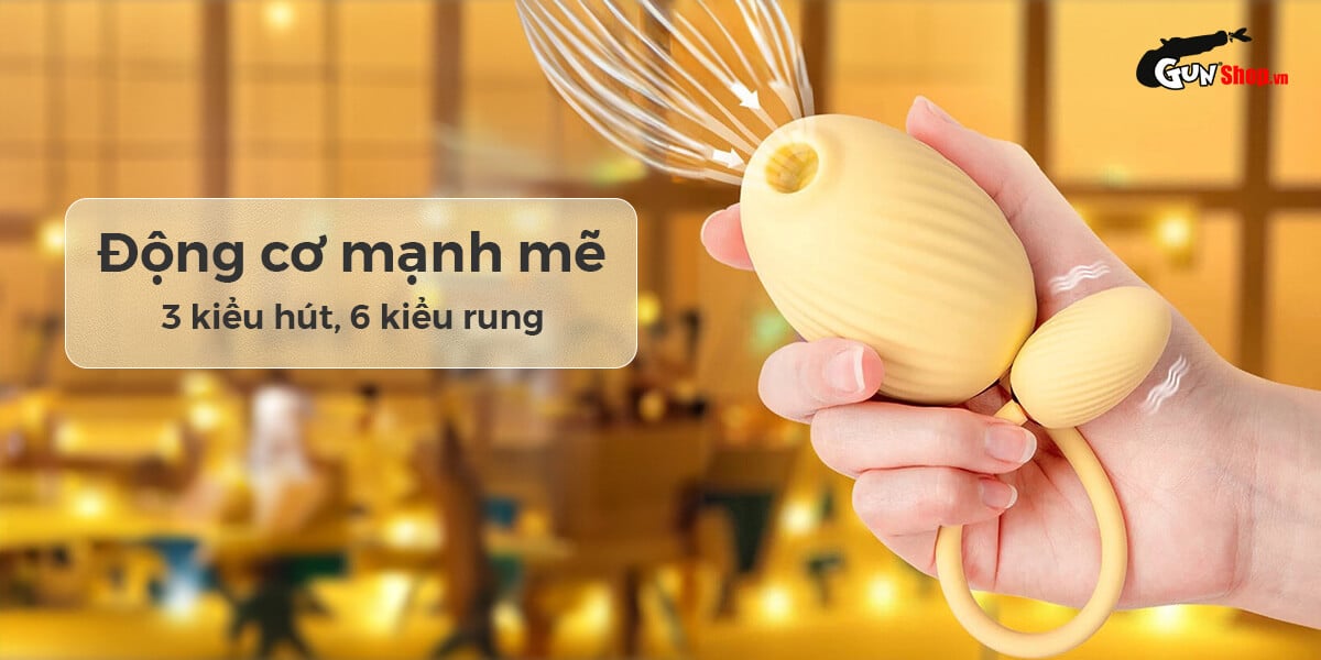 Cung cấp Trứng rung 2 đầu Svakom Zemalia Gigi rung bú hút kích thích điểm G tốt nhất