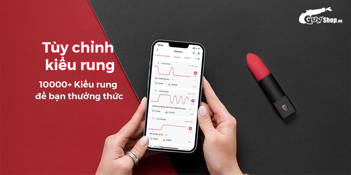  Mua Trứng rung hình thỏi son Lovense Exomoon mini nhỏ gọn điều khiển qua app có tốt không?
