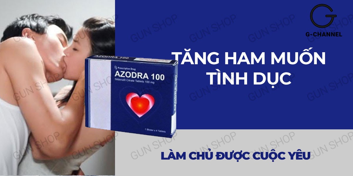  So sánh Azodra 50mg viên uống hỗ trợ cương dương kéo dài thời gian tăng cường sinh lý - Hộp 4 viên giá tốt