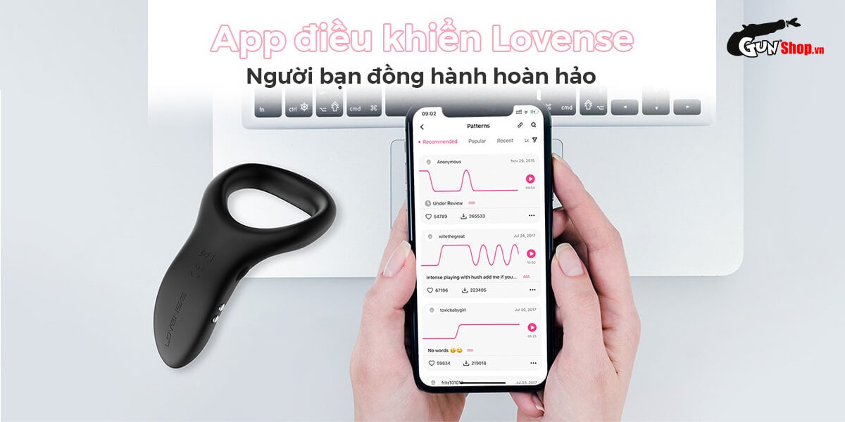  Thông tin Vòng đeo dương vật Lovense Diamo 10 chế độ rung điều khiển qua app loại tốt